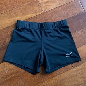 Mizuno Black Volleyball Spandex Shorts